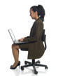 Photo: businesswoman - laptop chair businesswoman - laptop chair