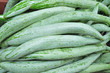 snake gourd fruit in the market