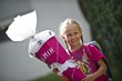 Schülerin vor ihren ersten Schultag