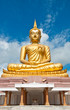 big Buddha in sky and clear air