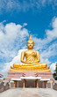 big Buddha in sky and clear air