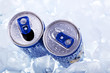 Drink can top view