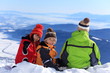 Photos : Three children in the snow