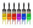 Paintbrushes With Paint Paintbrushes With Paint