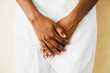 Close up of African womanÕs hands