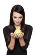 Produce - vegetable woman with artichoke