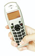 Phone in woman hand