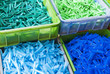 Colorful plastic background Colorful plastic background