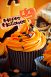 Happy Halloween cupcake