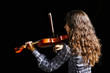Beautiful violinist musician