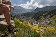 in the mountains