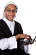 Young attractive African American man, sheikh