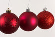 Red christmas balls