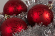 Three balls and tinsel