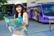 Little Chinese Asian Tourist Girl enjoying her holiday Little Chinese Asian Tourist Girl enjoying her holiday