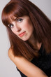 Beautiful red-haired woman Beautiful red-haired woman