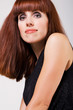Beautiful red-haired woman Beautiful red-haired woman