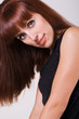 Beautiful red-haired woman Beautiful red-haired woman
