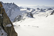 Vistas desde l'Aiguille du Midi (3842 metros)