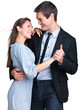 Photo: Cute young couple dancing together Cute young couple dancing together