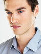 Smart young man lost in thought