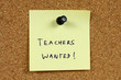 Education career - teachers wanted