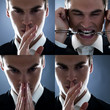 Collage young male white collar criminal