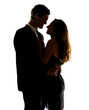 Sweet young couple sharing a special moment