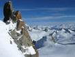 Chamonix Mont Blanc : Aiguille du Midi, Dent du Géant Chamonix Mont Blanc : Aiguille du Midi, Dent du Géant