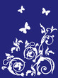Ornament with butterflies