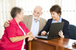 Senior Couple with Financial Advisor