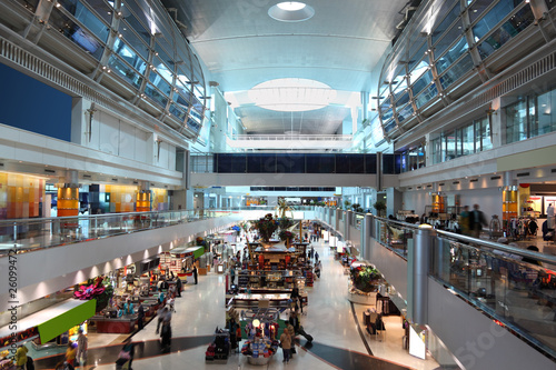 Photo: big modern shopping center big modern shopping center