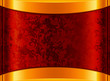Old background, gold and red