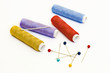 thread spools and needle