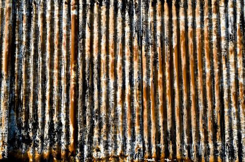 Photo: corrugated iron corrugated iron