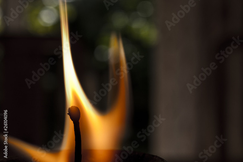 Photo: Streichholzflamme Streichholzflamme