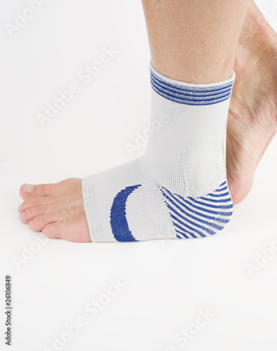 Photo: medical bandage, foot support medical bandage, foot support