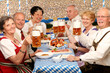 Photo: Rentner im Bierzelt Rentner im Bierzelt