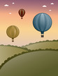 hot air balloons