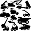Vector: collection of construction machine - vector collection of construction machine - vector