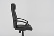 black leather office seat