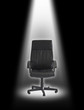 chair under spotlight