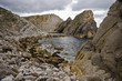 Jurassic Coast in England near Lulworth Cove