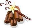 Vaniglia e Cannella-Vanilla and Cinnamon-Vector