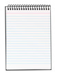 Blank notepad for your own text