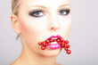 Beauty delicious lips