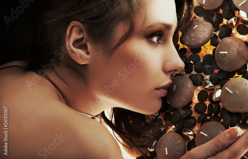 Photo: Young beauty in a spa Young beauty in a spa