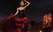 Sexy dancer in urban background