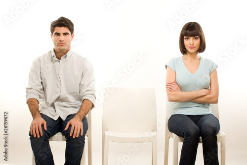 Photo: Confused couple Confused couple