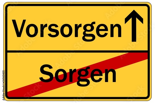Illustration: Sorgenfrei durch Vorsorge Sorgenfrei durch Vorsorge